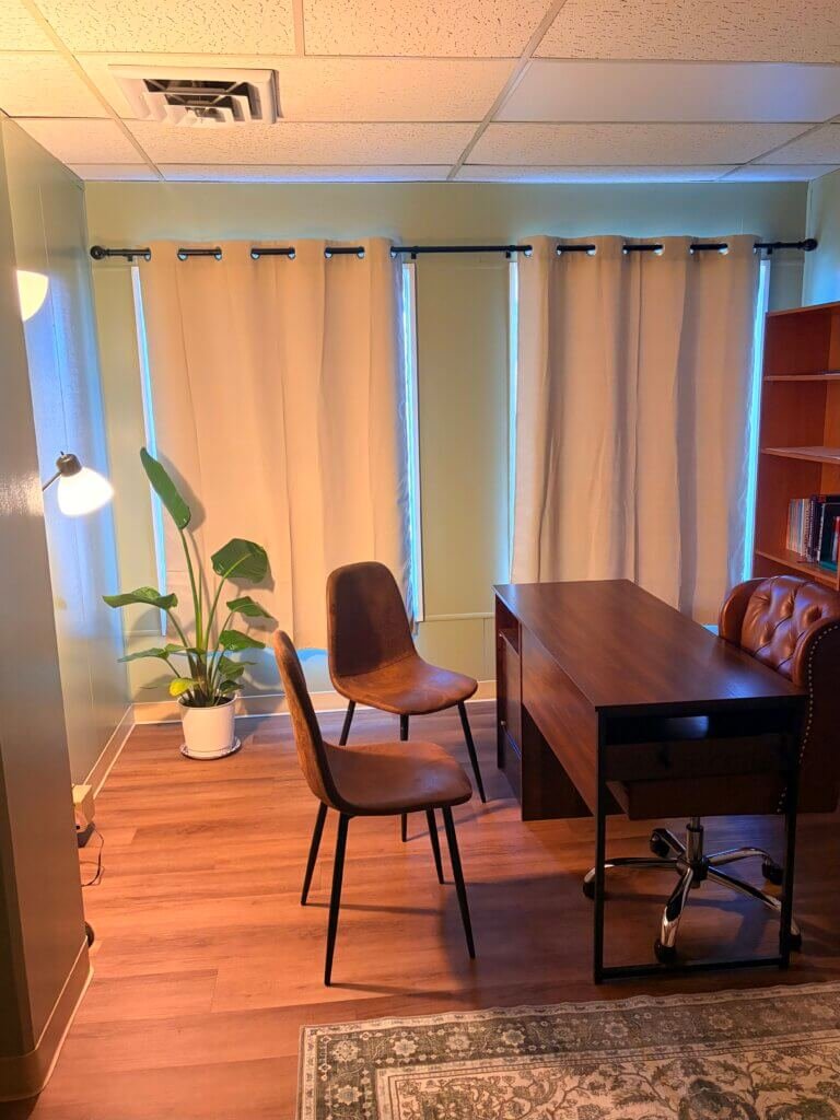 Private consultation room at Forward Health & Vitality in Lethbridge